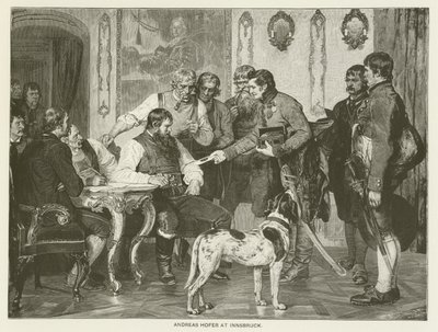 Andreas Hofer Innsbruckban alkotó: Franz Defregger