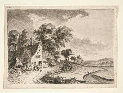 Táj farm alkotó: Franz Edmund Weirotter