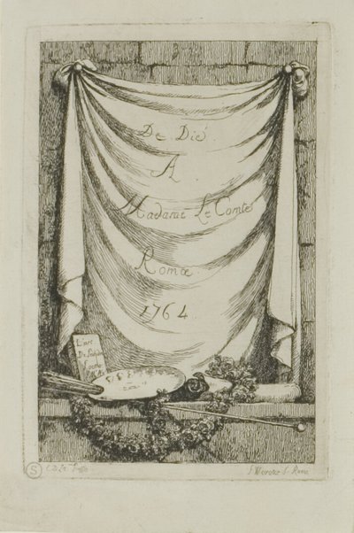 Tányér, Nella Venuta alkotó: Franz Edmund Weirotter
