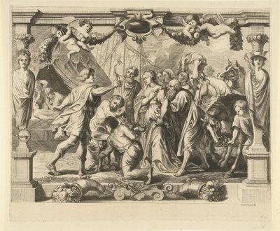 Achilles és Polyxena Achilles és Polyxena beszélgetése Achilles története (sorozat címe) alkotó: Franz Ertinger