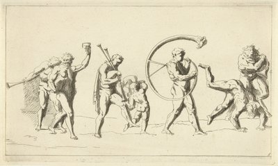 Bacchus diadalmenete alkotó: Franz Ertinger