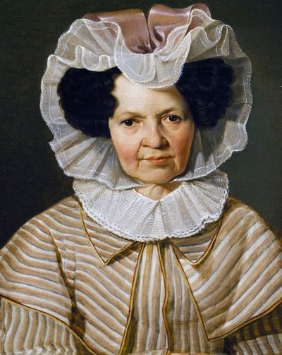 Therese Burger Bischof portréja, Franz Eybl (1806-1880) festménye alkotó: Franz Eybl