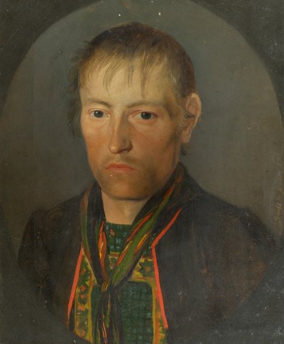 Egy paraszt portréja alkotó: Franz Gasser