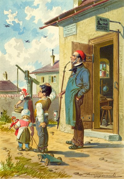A cipészmester alkotó: Franz Gerasch