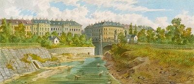 Erzsébet híd a Wien folyón alkotó: Franz Gerasch