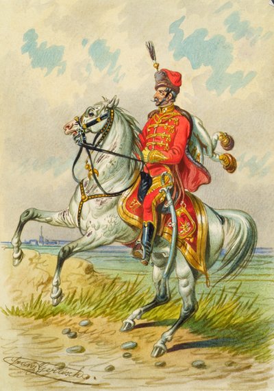 katona lóháton alkotó: Franz Gerasch