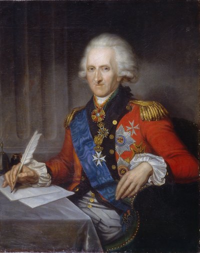 Jacob Sievers gróf államférfi és reformátor (1731-1808) portréja (Gróf Jacob Sievers államférfi és reformátor portréja). Gerhard von Kugelgen (1731-1820) festménye, olaj, vászon. 18. század végi német művészet, klasszicizmus. Oroszország állam alkotó: Franz Gerhard von Kugelgen
