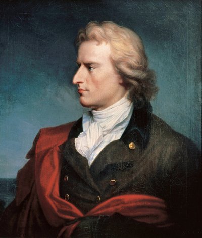 Friedrich Schiller (1759-1805) portréja alkotó: Franz Gerhard von Kugelgen