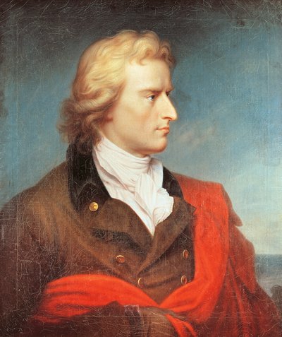Friedrich Schiller portréja alkotó: Franz Gerhard von Kugelgen
