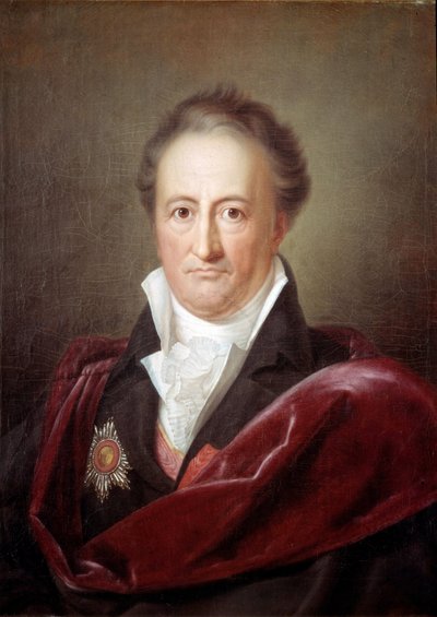 Johan Wolfgang Goethe (1749 - 1832) német író portréja. Franz Van Kugelgen (1772-1820) festménye alkotó: Franz Gerhard von Kugelgen