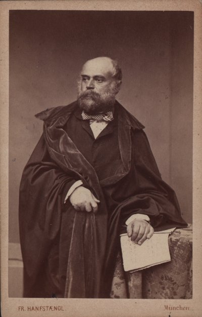 Adolph von Henselt zongoraművész és zeneszerző portréja 1814-1889, 1860 körül. alkotó: Franz Hanfstaengl