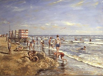 Homokvár készítés alkotó: Franz Helfferich