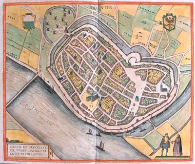 Deventer, Hollandia (metszet alkotó: Franz Hogenberg