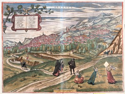 Granada, Spanyolország alkotó: Franz Hogenberg