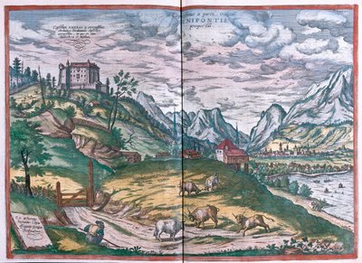 Innsbruck, Ausztria (metszet alkotó: Franz Hogenberg