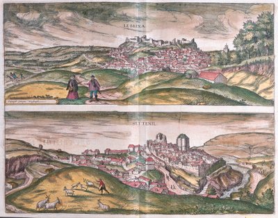 Lebrija és Setenil - Spanyolország (metszet alkotó: Franz Hogenberg