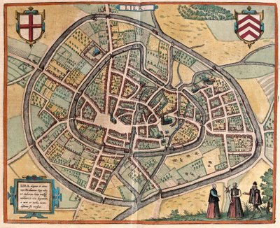 Lier, Belgium (metszet alkotó: Franz Hogenberg