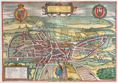 Norwich - Nagy-Britannia (metszet alkotó: Franz Hogenberg