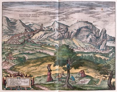 Terracina, Olaszország (metszet alkotó: Franz Hogenberg