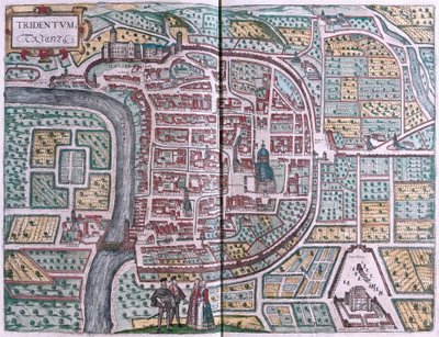 Trento, Olaszország (metszet alkotó: Franz Hogenberg