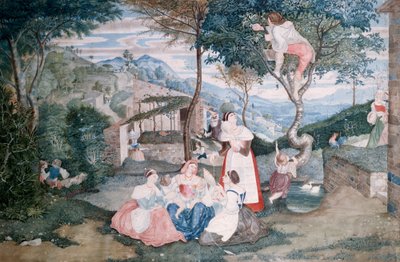Német: Italienisches Landleben Olasz vidéki élet alkotó: Franz Horny