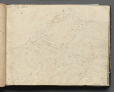 Album Róma és környéke látképeivel, Tájképek, 04a. oldal: "Cervera" alkotó: Franz Johann Heinrich Nadorp
