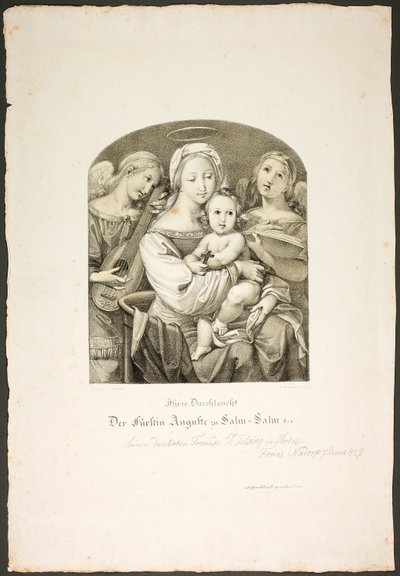 Madonna a Krisztus-gyermekkel alkotó: Franz Johann Heinrich Nadorp