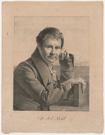 Dr. F. E. Pohl portréja alkotó: Franz Kadlich