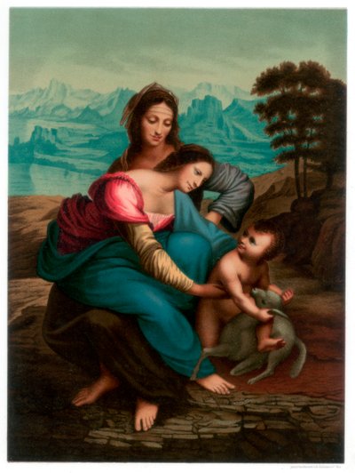 A Szűz és a Gyermek Szent Annával, c1510 1870 alkotó: Franz Kellerhoven