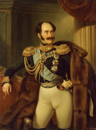 Adlerberg gróf portréja alkotó: Franz Krüger