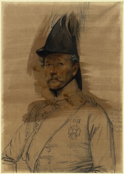 August Wilhelm von Neumann tábornok alkotó: Franz Krüger