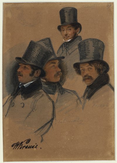 Ludwig Elsholtz, Wilhelm Krause, Karl Friedrich G. Lüderitz, Karl Friedrich Schulz alkotó: Franz Krüger