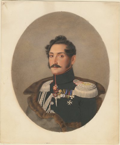 Alekszej Fjodorovics Orlov gróf portréja 1787-1862 alkotó: Franz Krüger