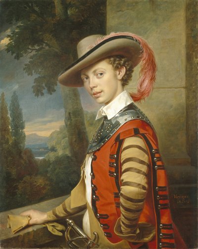 Nyikolaj Saltykov herceg portréja díszruhában, 1850 alkotó: Franz Krüger