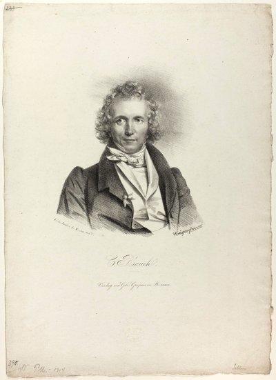 Rauch szobrász portréja alkotó: Franz Krüger