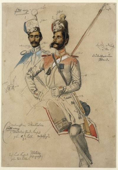 Urali gárdista kozák alkotó: Franz Krüger