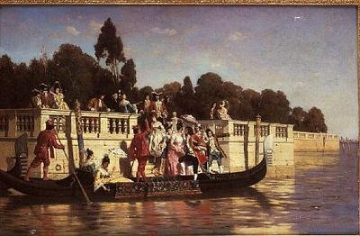 Elegáns hajós parti alkotó: Franz Leo Ruben