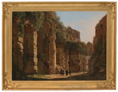 A Colosseum belsejében alkotó: Franz Ludwig Catel