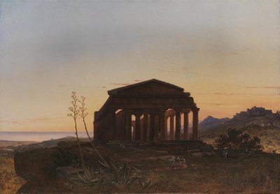Girgenti Concordia temploma alkotó: Franz Ludwig Catel