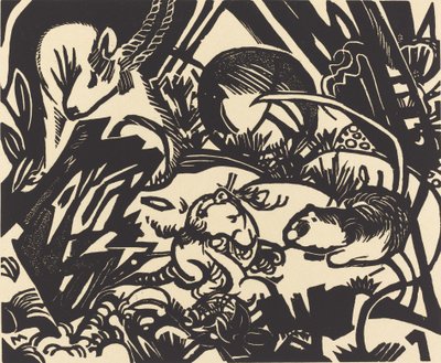 Animal Legend (Tier Legend) alkotó: Franz Marc