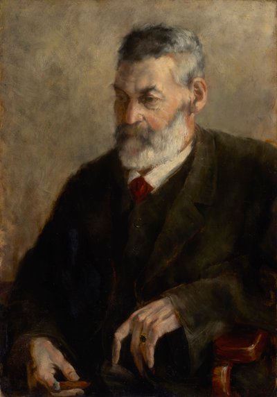 A művész apjának portréja alkotó: Franz Marc