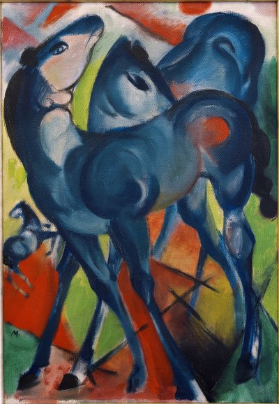 A kék csikók alkotó: Franz Marc