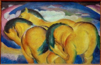 A kis sárga lovak alkotó: Franz Marc