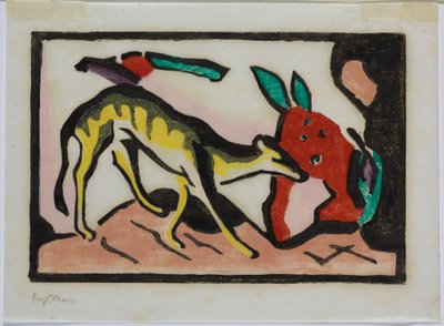 mesésebb alkotó: Franz Marc