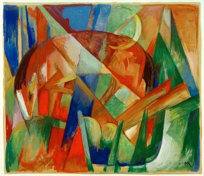 Fabletier II (Pferd) alkotó: Franz Marc
