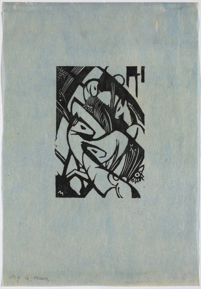 Német: Ugrólovak alkotó: Franz Marc