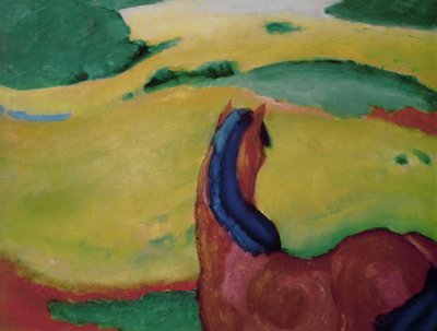 Ló a tájban, 1910 alkotó: Franz Marc