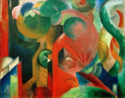Kis összetétel III alkotó: Franz Marc