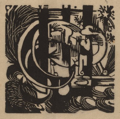 Gyíkok, 1912. alkotó: Franz Marc