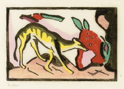 Mitikus állat alkotó: Franz Marc